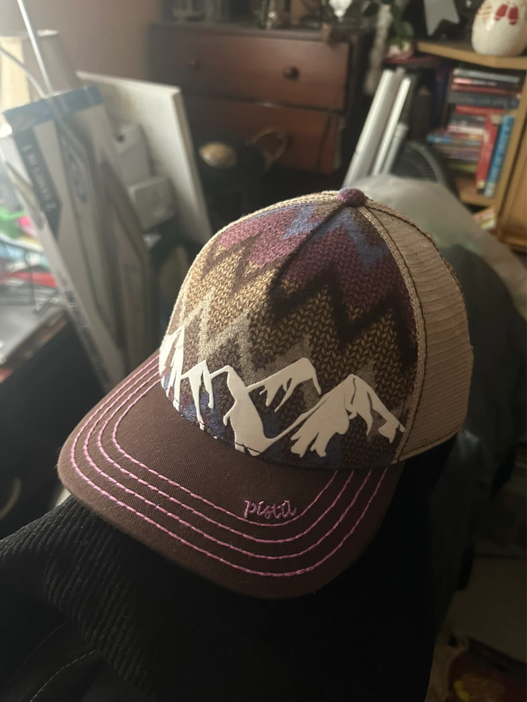 Pistil Trucker Hat - Mountain Design