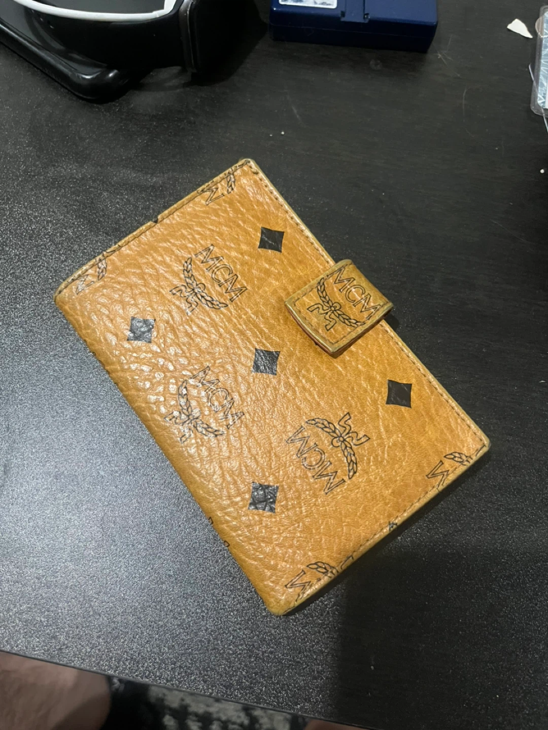 MCM brown wallet