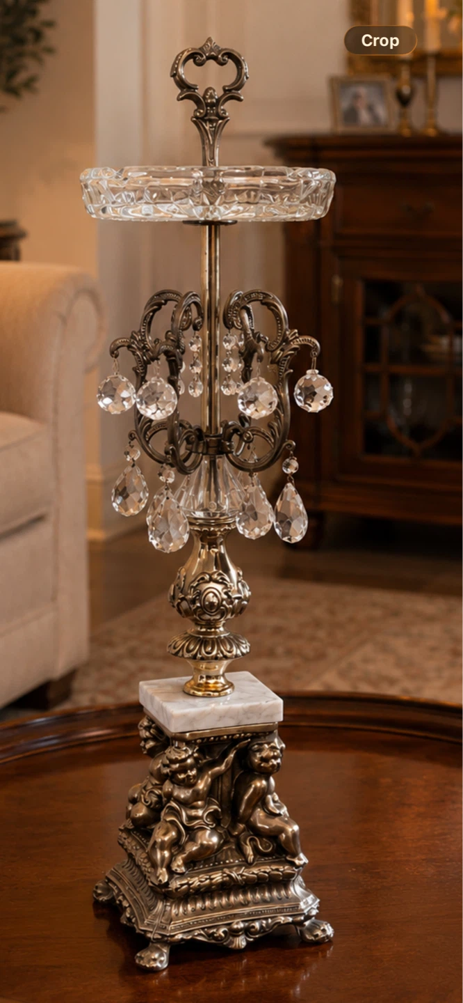 Vintage Crystal Centerpiece – 24” - photo 2