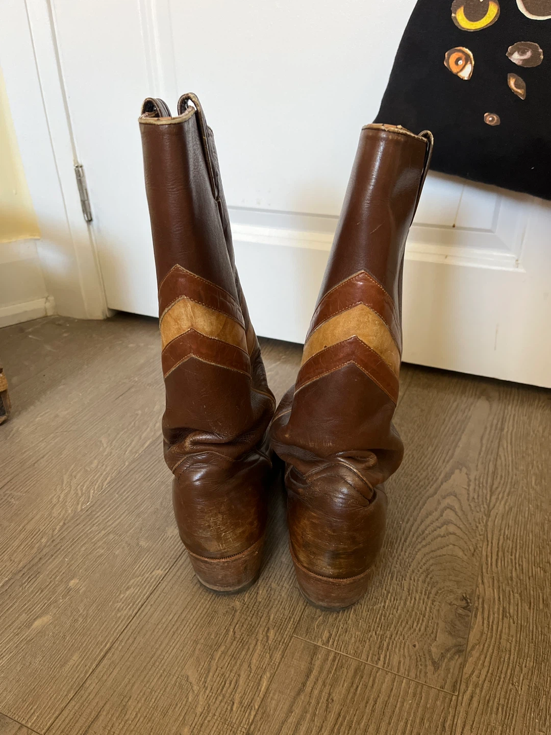 Brown leather boots - photo 4
