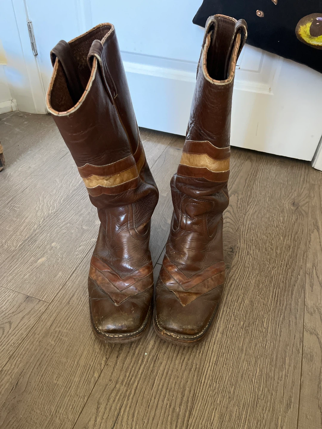 Brown leather boots - photo 2