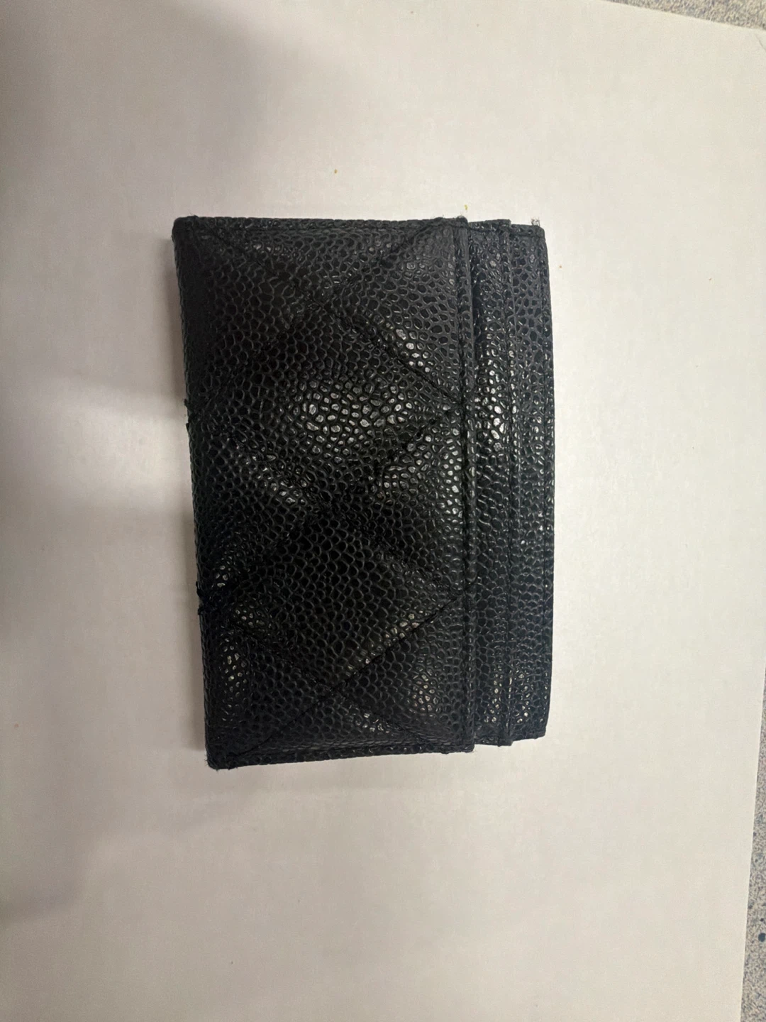 Chanel Black Caviar Leather Card Holder - photo 2