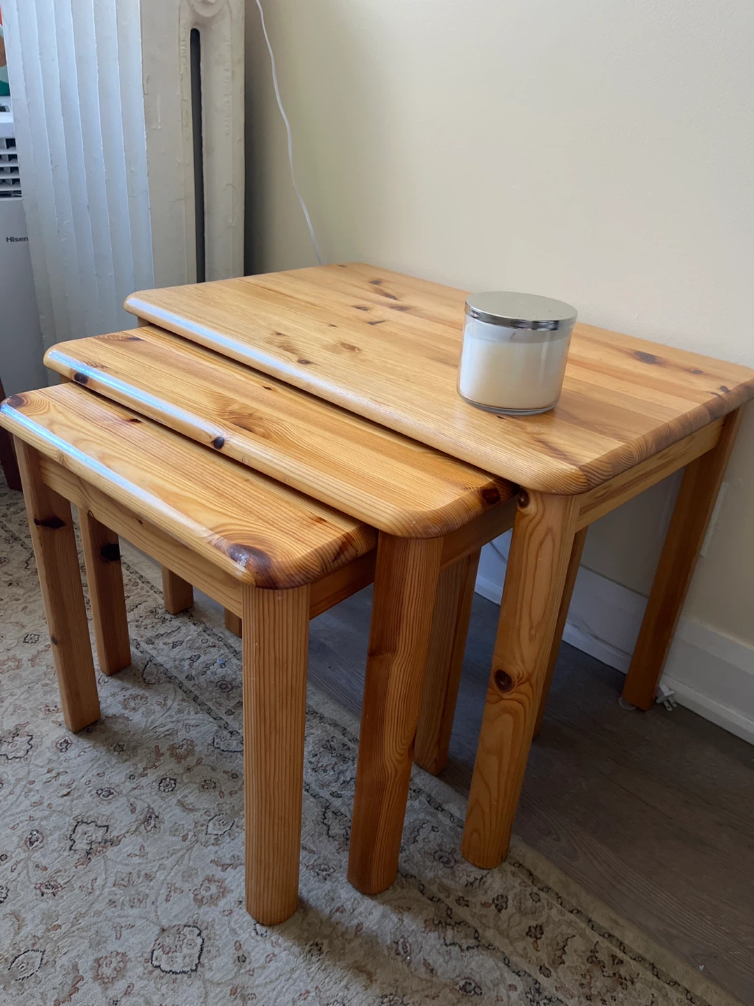 Wooden Nesting Tables - photo 2