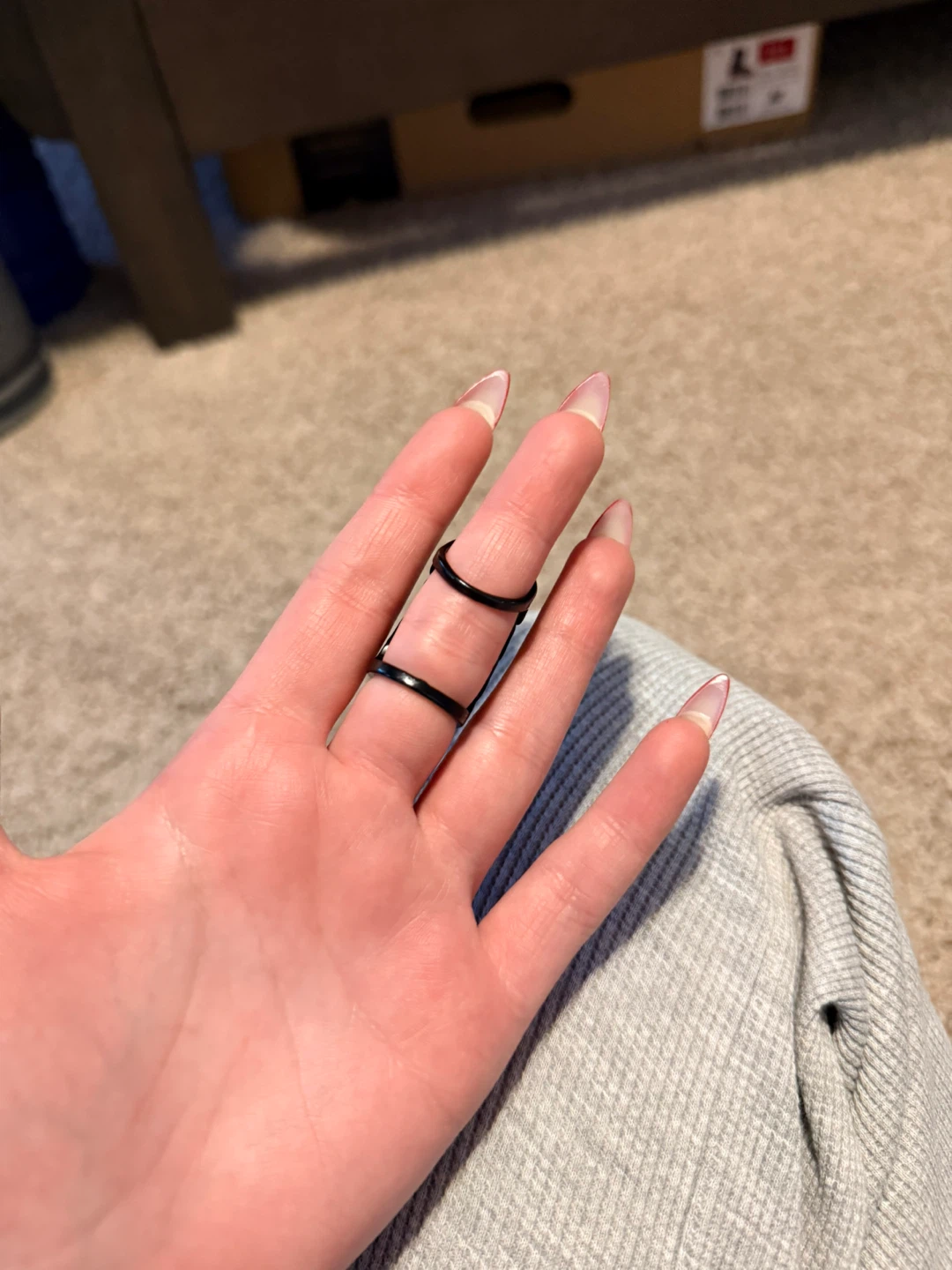 Black Armor knuckle ring - photo 4