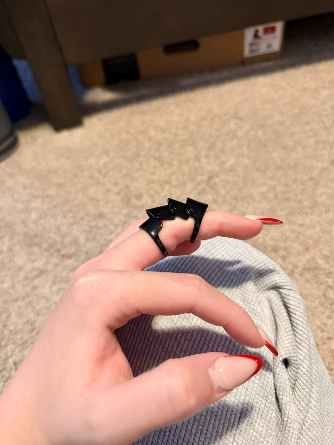 Black Armor knuckle ring - photo 3