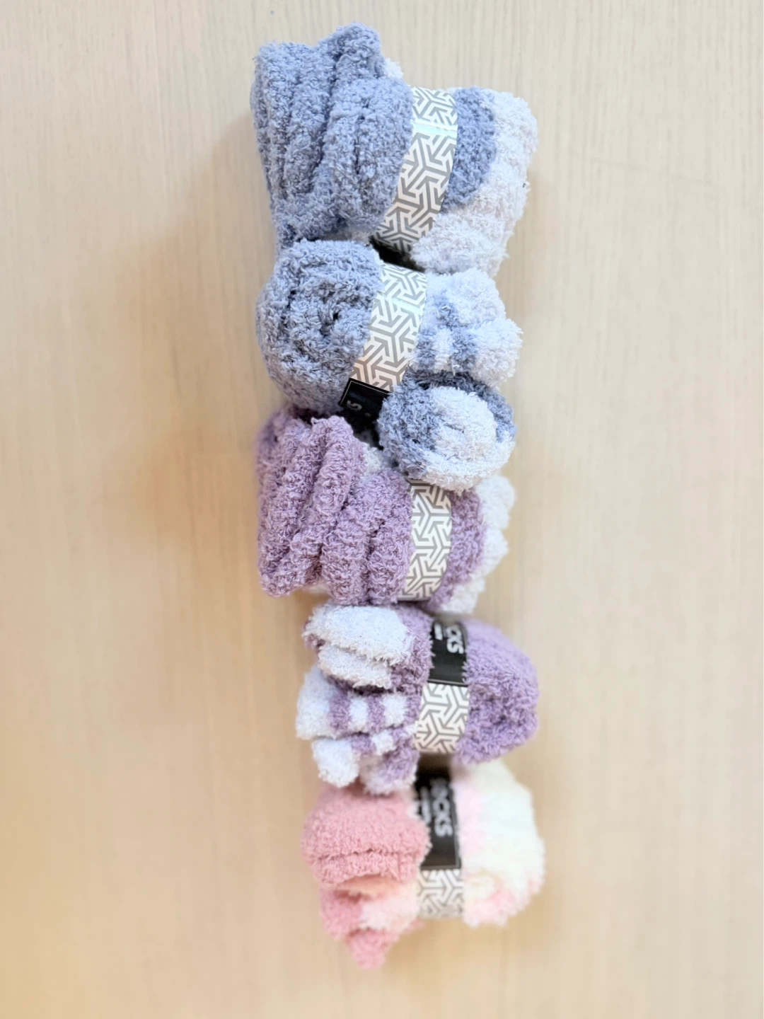 Cozy Fuzzy Socks Set (size 6.5-8) - photo 2
