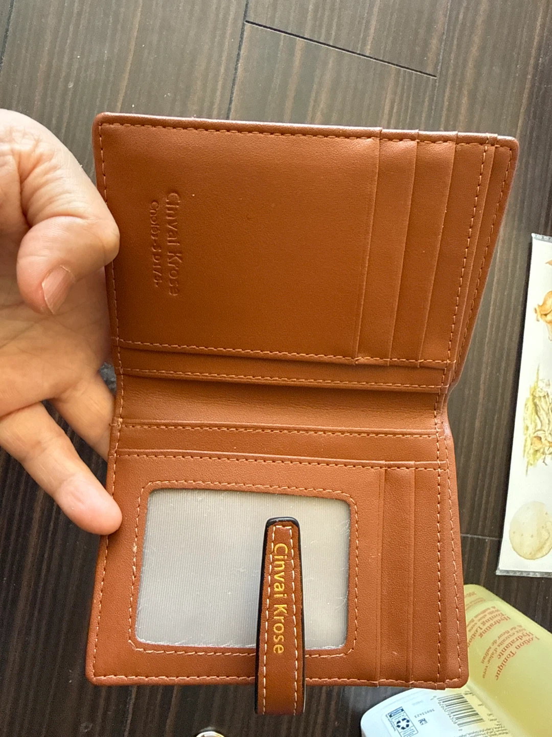 Cinval Krose Brown Plaid Wallet - photo 2