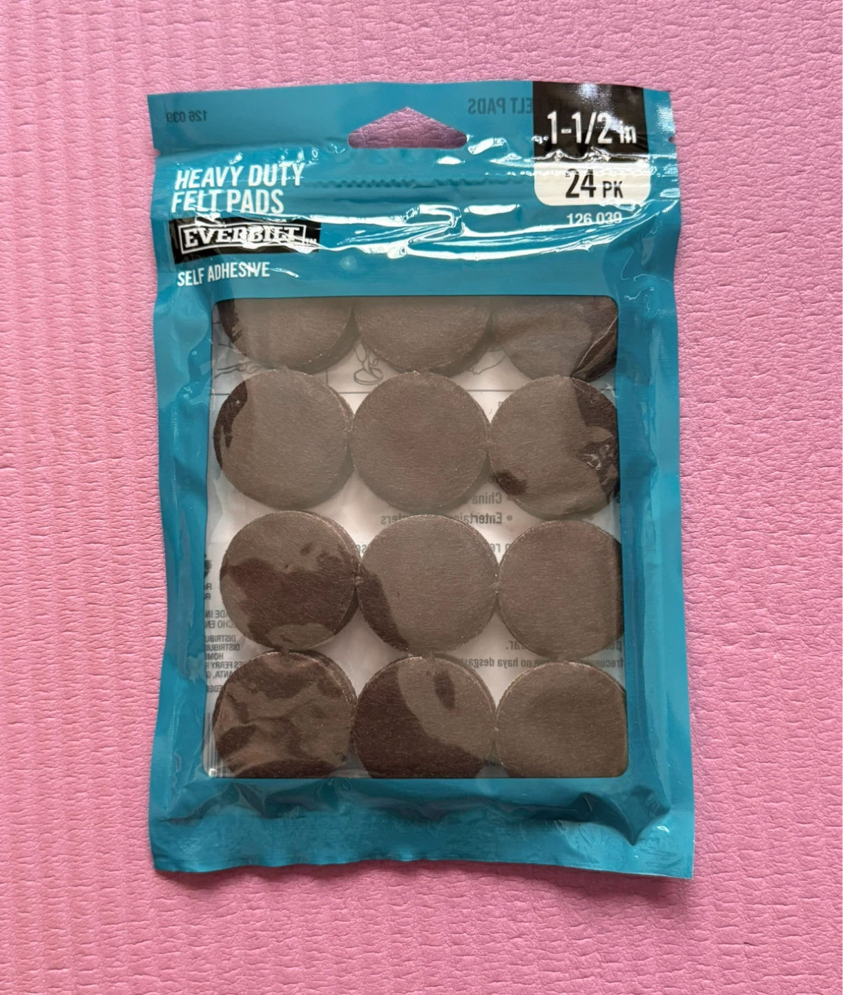 NEW✨Everbilt Heavy Duty Felt Pads - 1-1/2 inch - 24 Pack