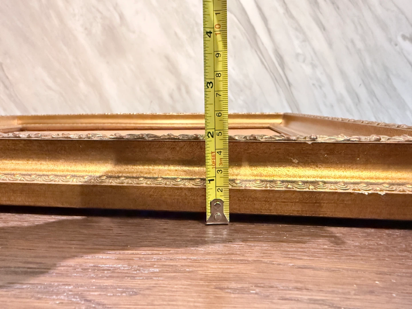 Large Vintage Frame in Gold  28”x23” - photo 5