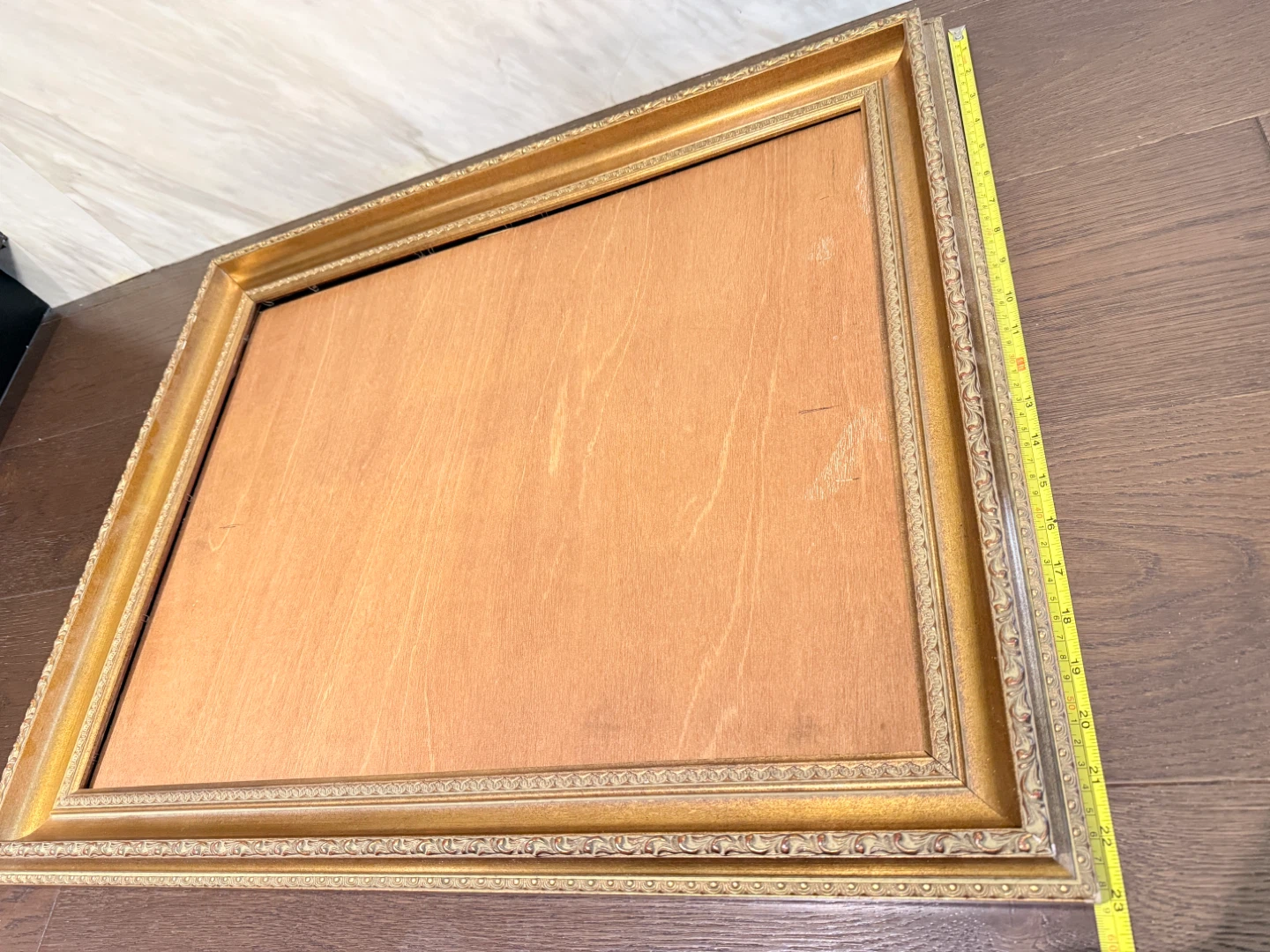 Large Vintage Frame in Gold  28”x23” - photo 3