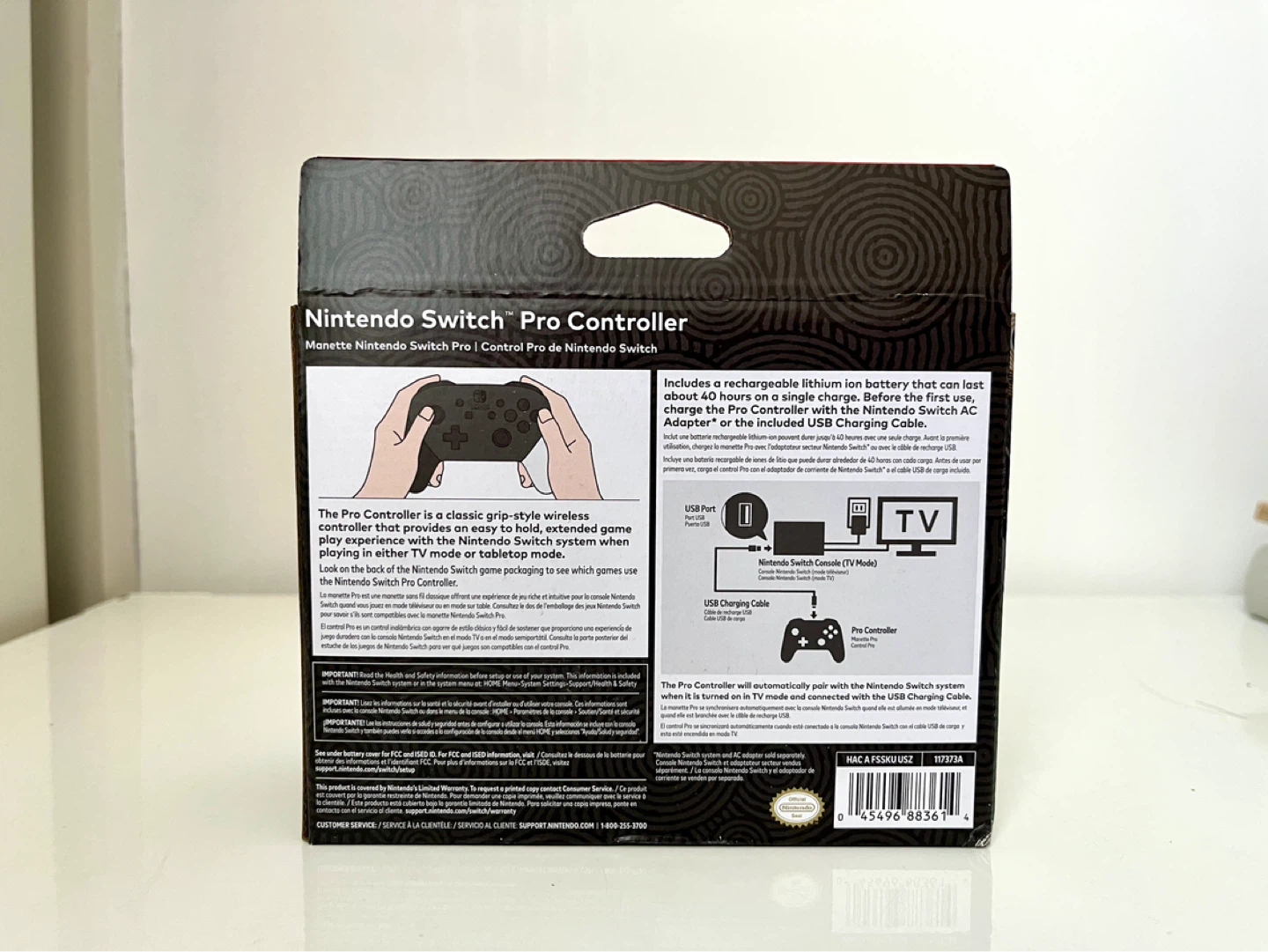 Nintendo Switch Pro Controller Zelda Tears of the Kingdom - photo 3