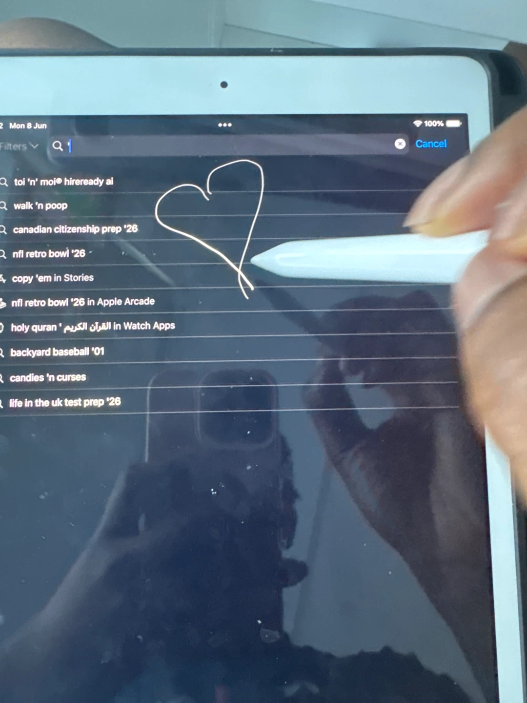 Apple iPad 8th generation with Apple Pencil, charger and case - photo 3