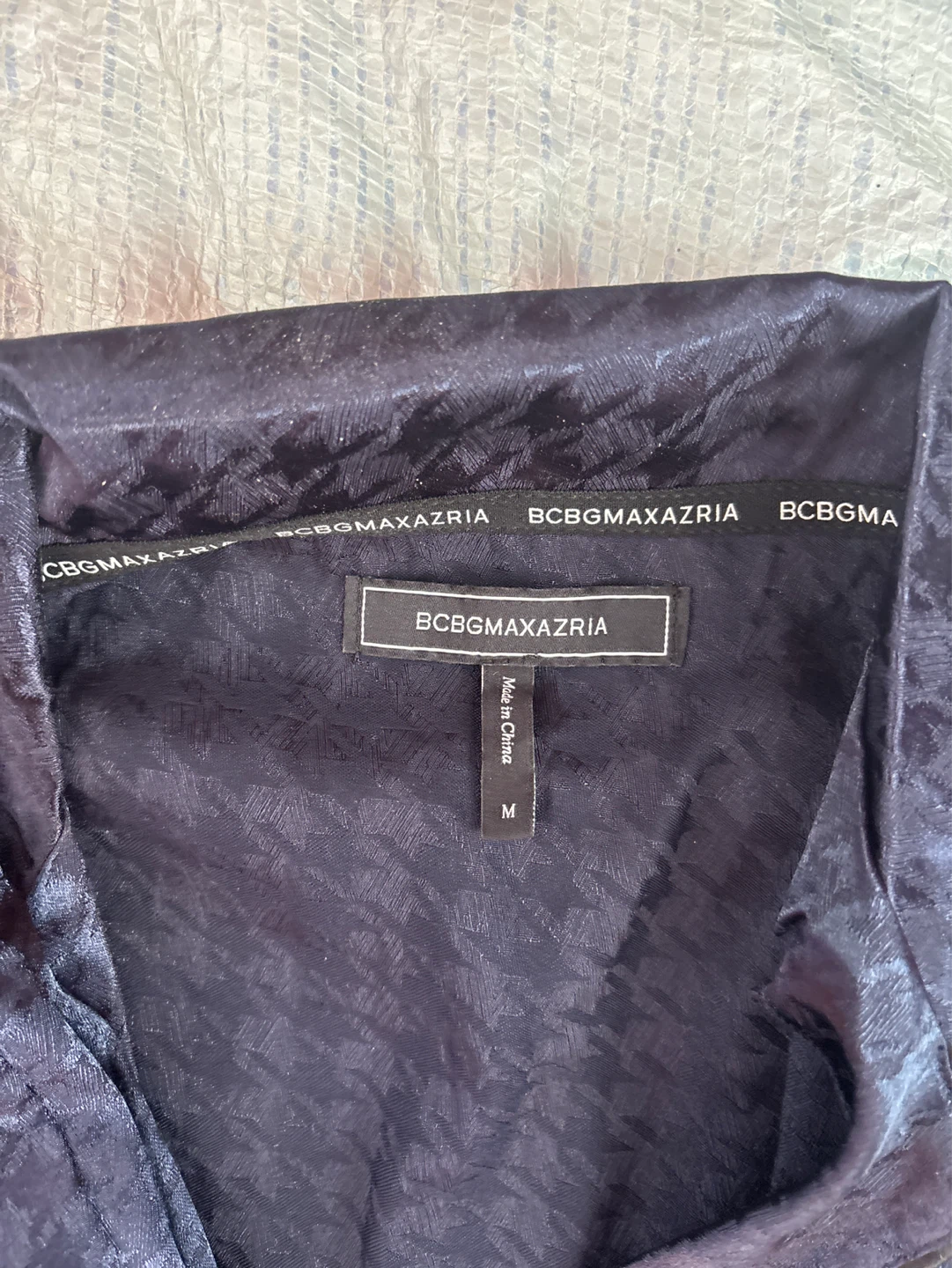 BCBGMAXAZRIA Navy Pajama Set M - photo 3