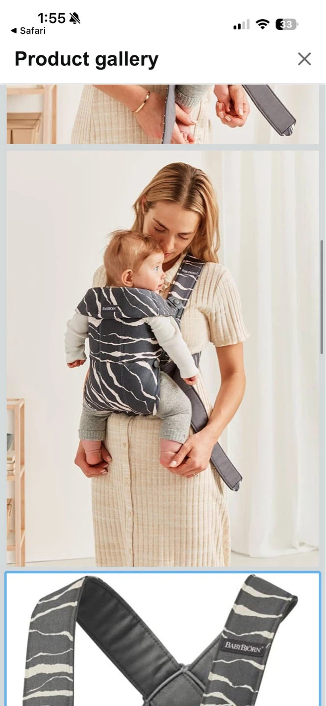 BABYBJÖRN Baby Carrier Mini - Zebra Print - photo 4