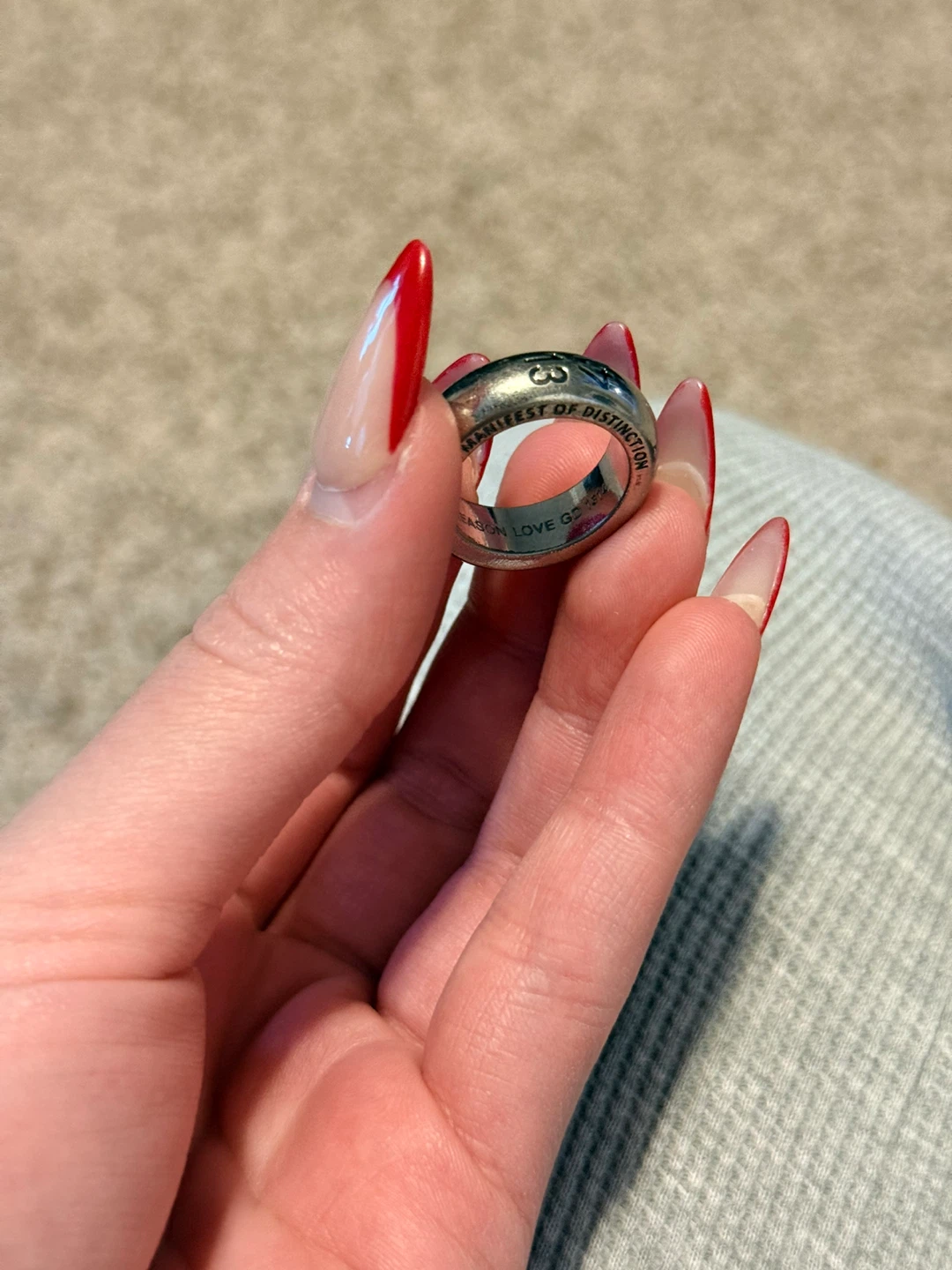 A Manifest of Distinction Silver Ring - photo 3