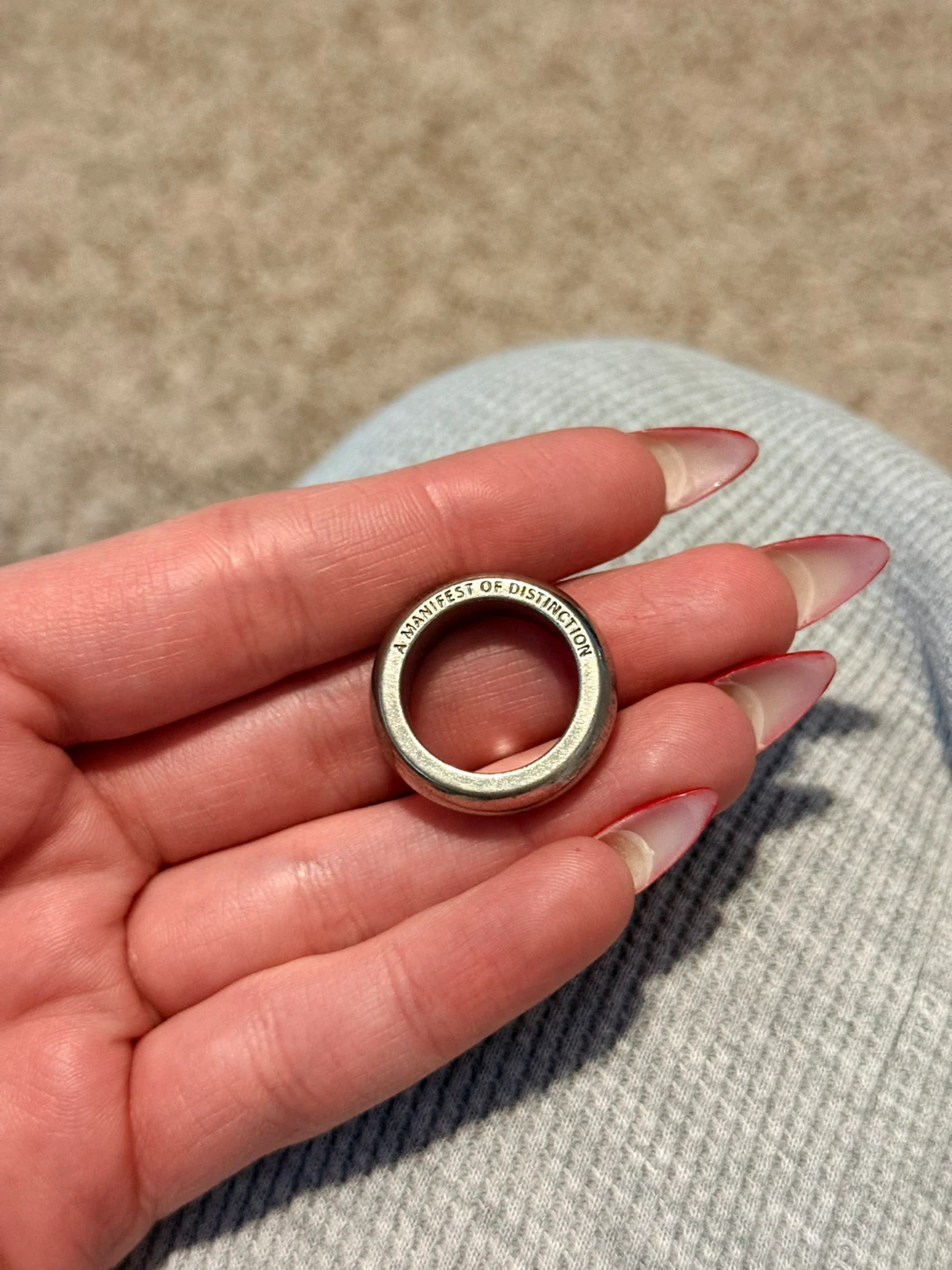 A Manifest of Distinction Silver Ring - photo 2