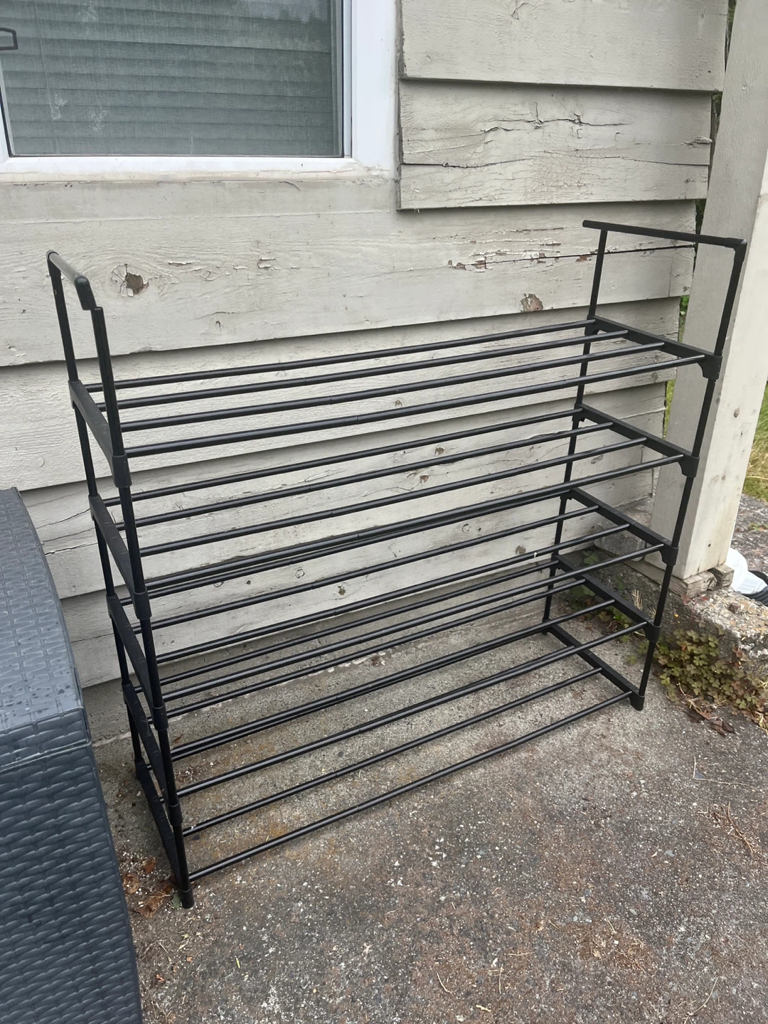 Large plastic shoe rack