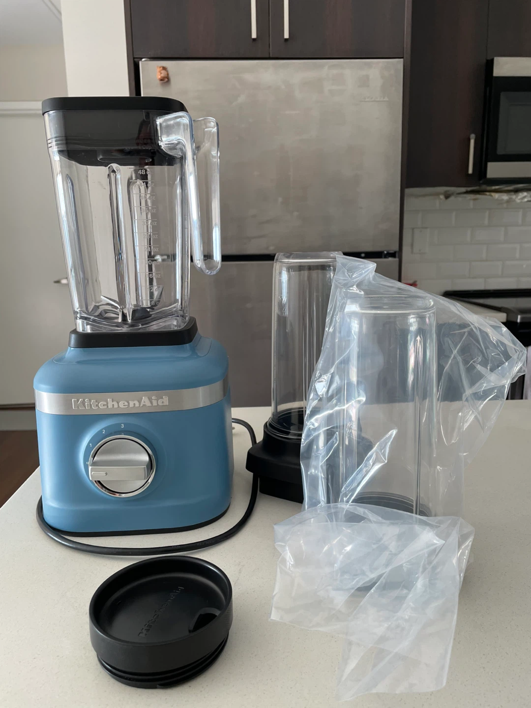 KitchenAid K150 3-Speed Ice Crushing Blender -Velvet Blue