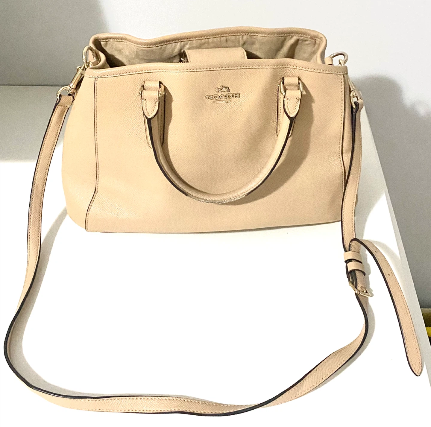 Coach Leather Satchel Handbag