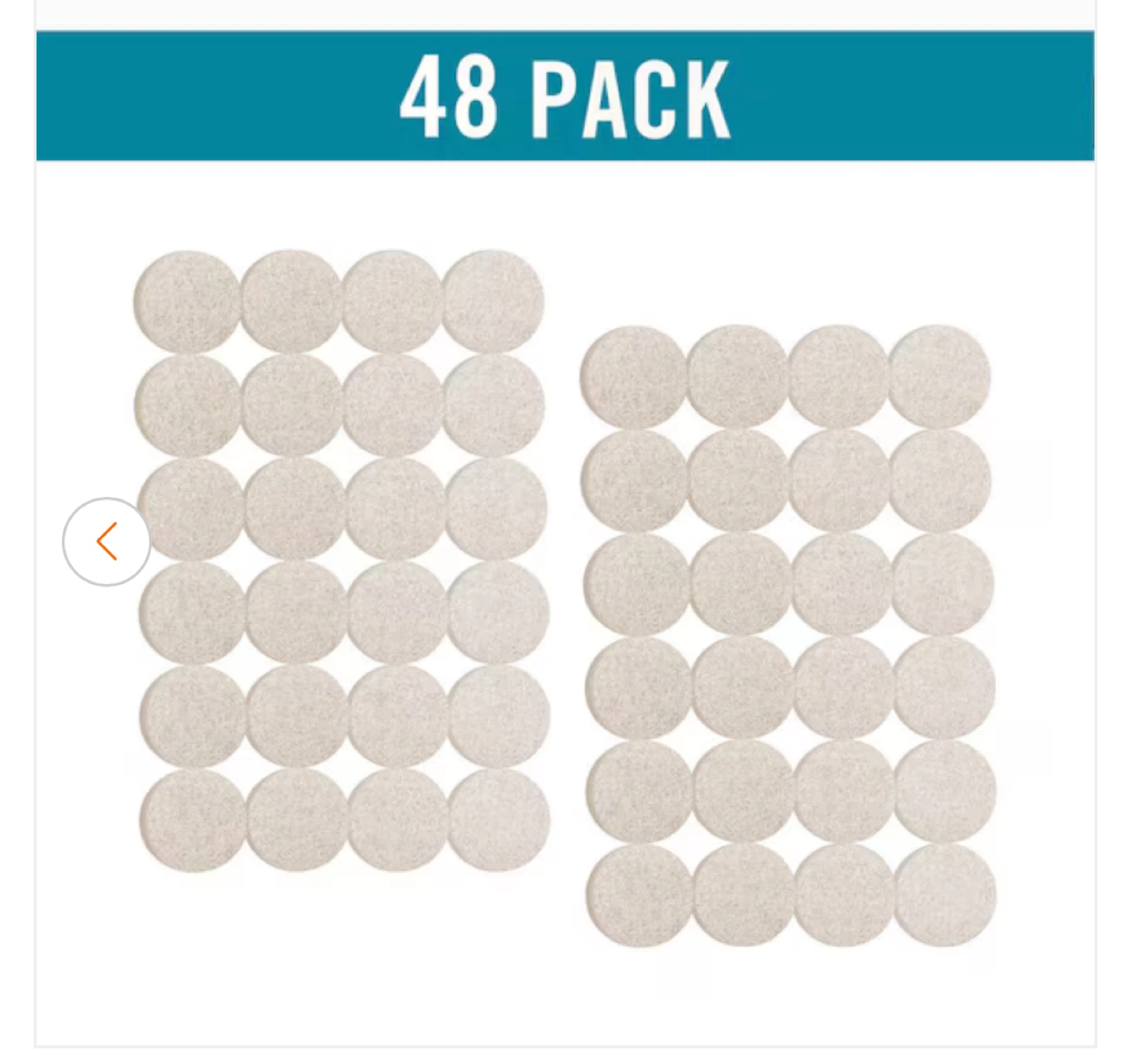 NEW✨ Everbilt Heavy Duty Felt Furniture Pads - 1 in. 48-Pack - photo 4