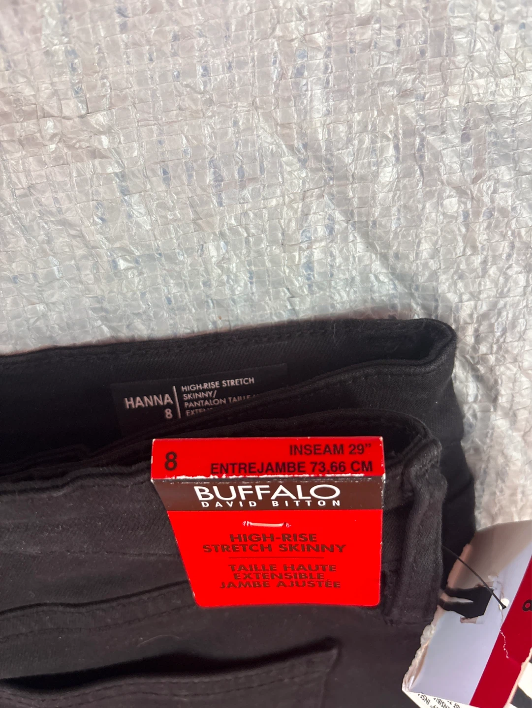 Buffalo David Bitton High-Rise Stretch Skinny Jeans - Black 8 - photo 3