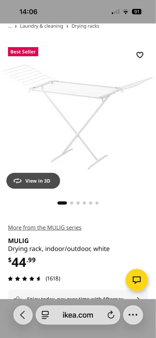 IKEA MULIG Drying Rack - photo 4