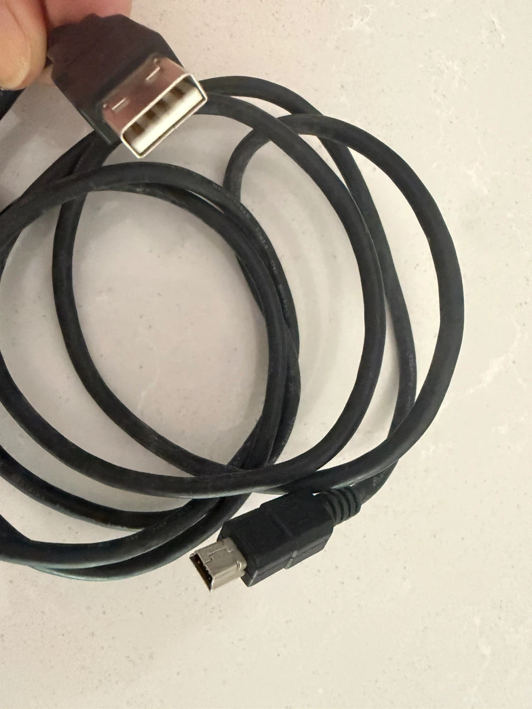 USB 2.0A to Mini USB 5 Pin B Data Charging Cable - photo 3