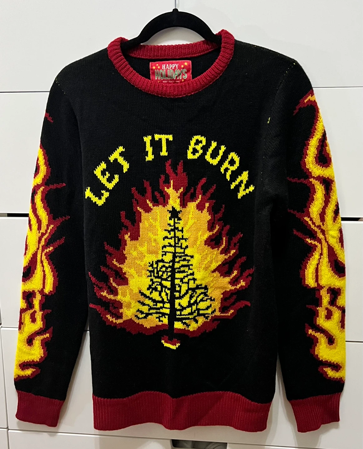 West Forty Nine "Let It Burn" Ugly Christmas Sweater