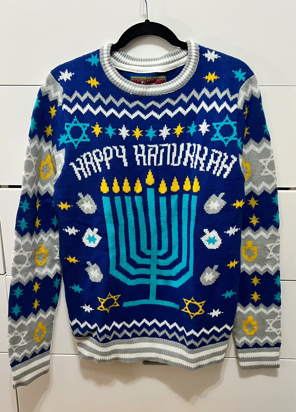 Happy Hanukkah Menorah Ugly Sweater