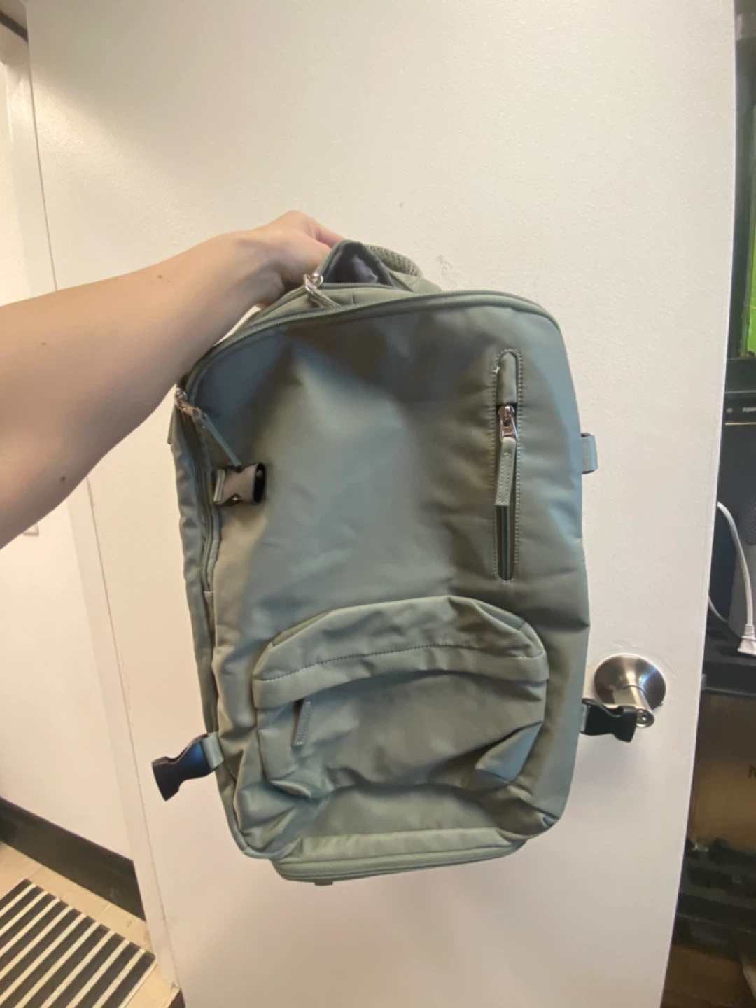 Light Green Backpack