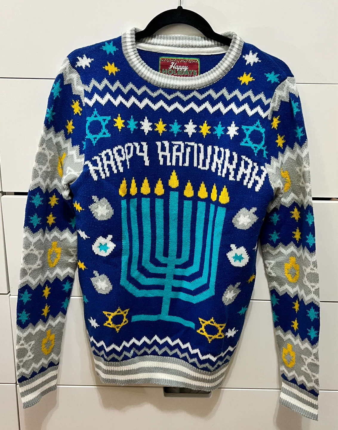 Happy Hanukkah Sweater - S/P