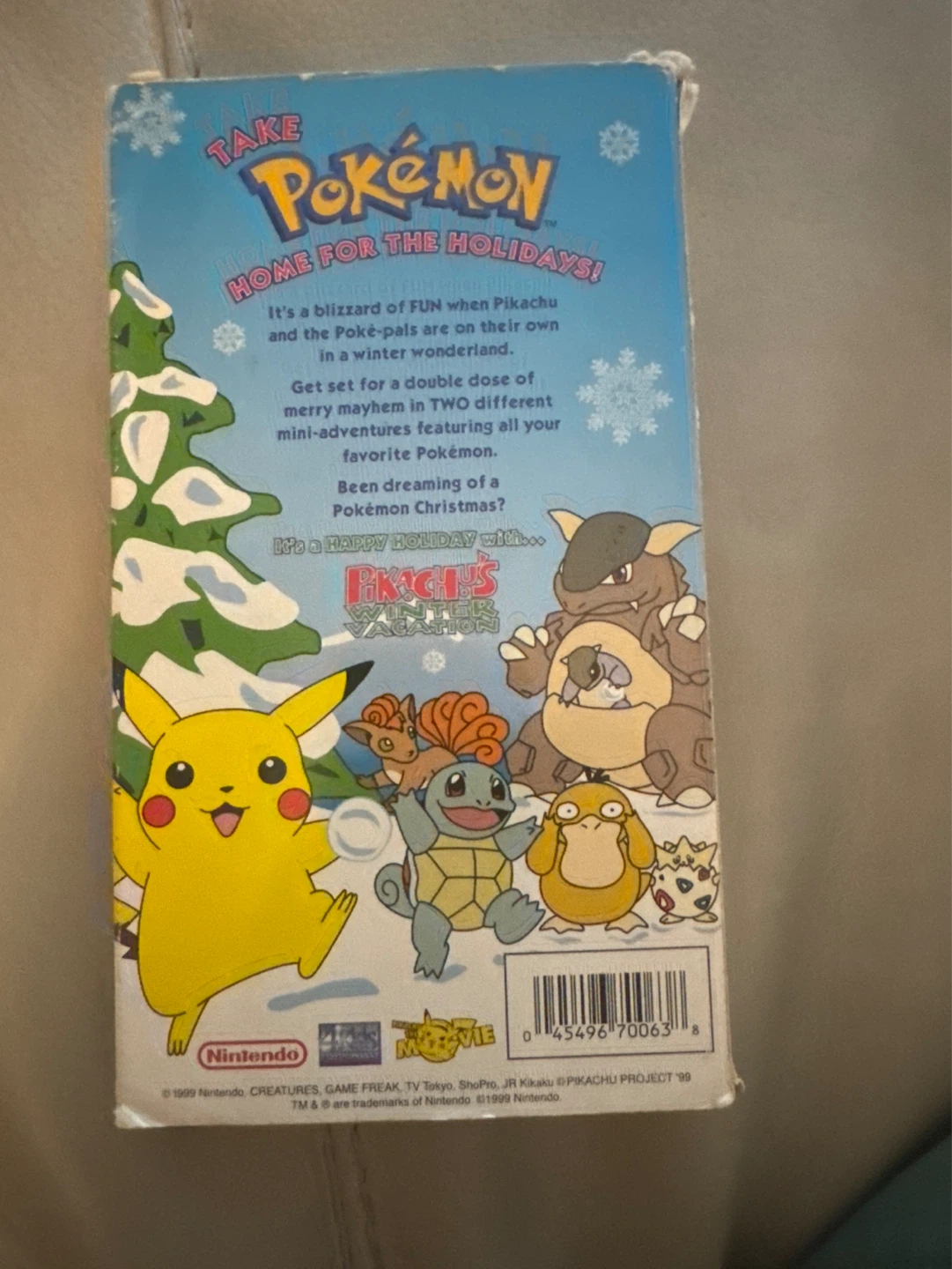 Pokemon Pikachu's Winter Vacation VHS - photo 2