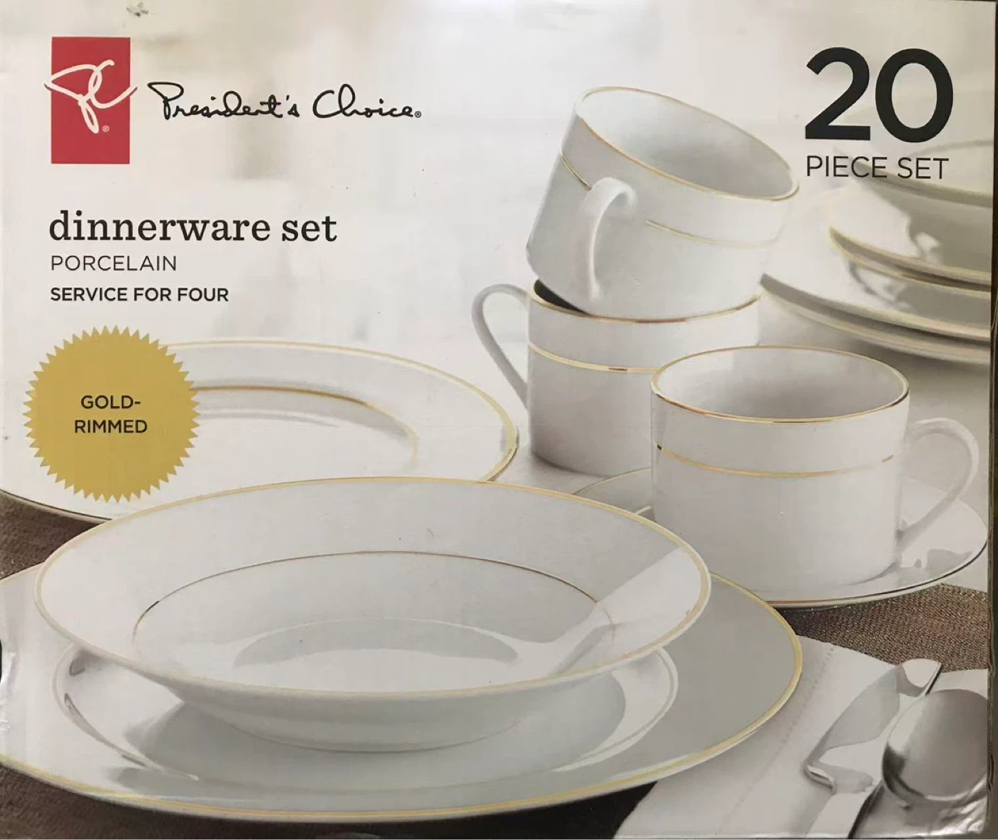 President's Choice 20 Piece Dinnerware Set