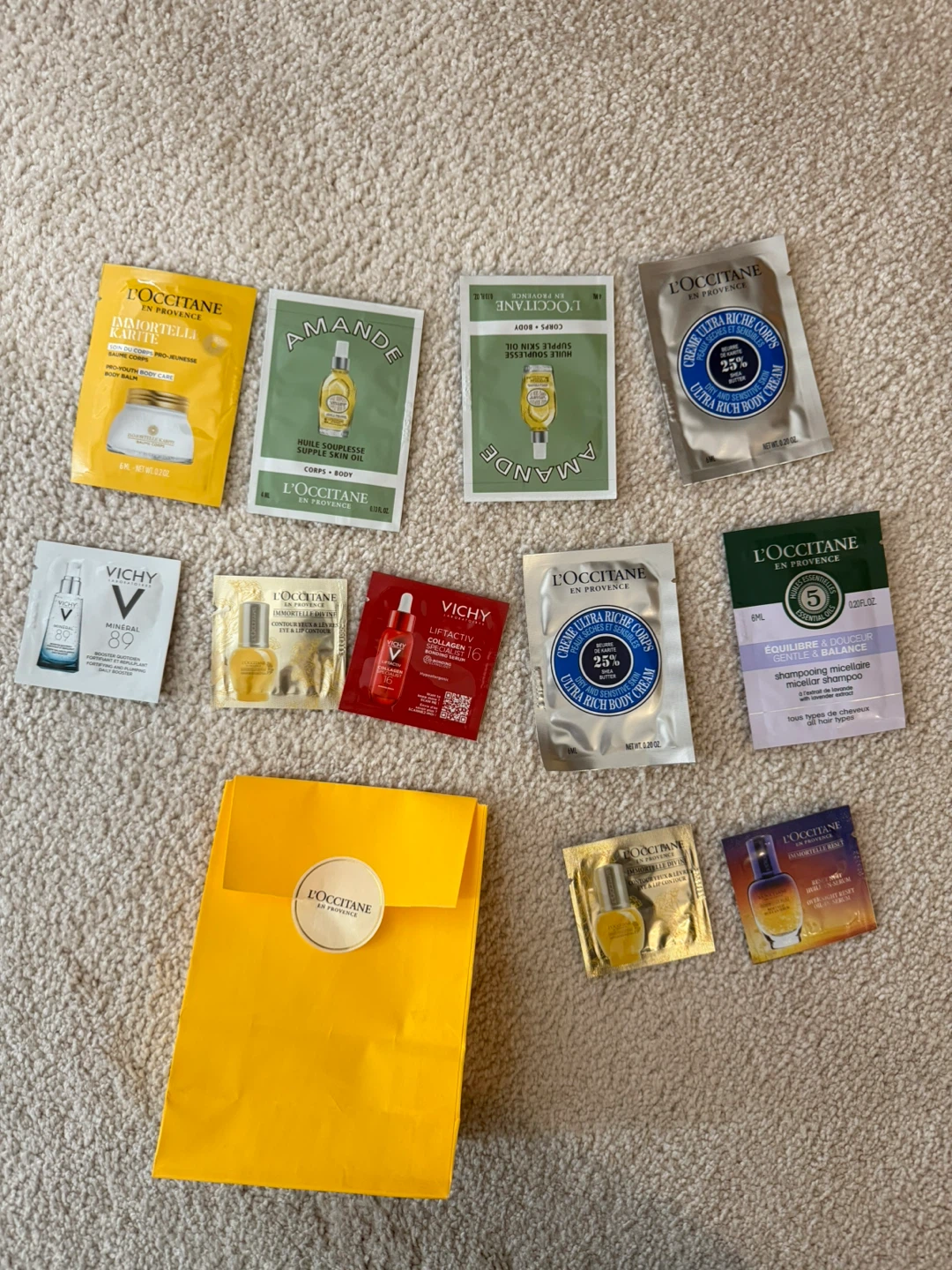 loccitane samples