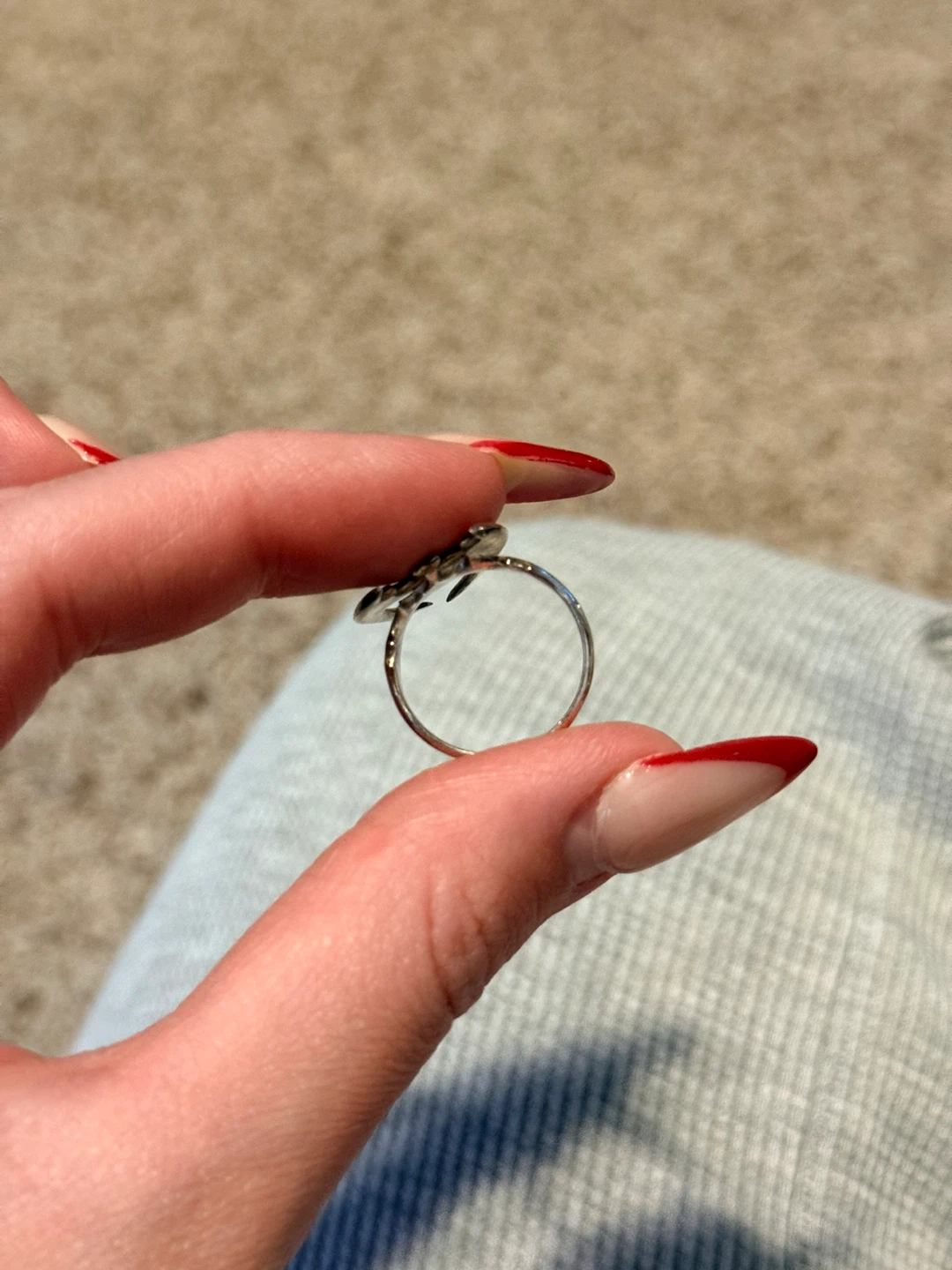 Sterling silver Bat Wing Ring - photo 5