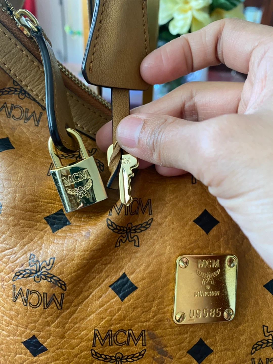 MCM Monogram Shoulder Bag - photo 3