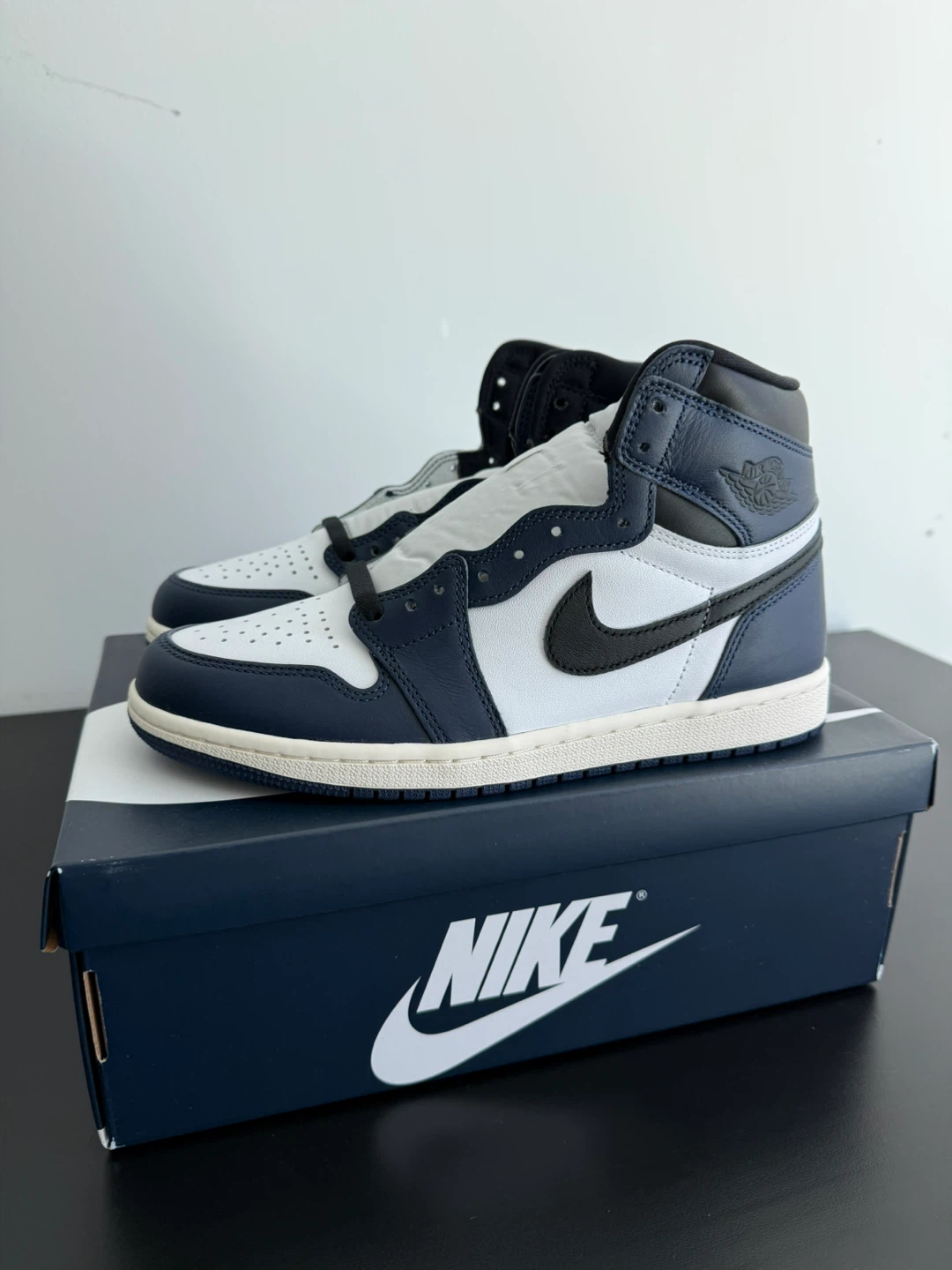 Air Jordan 1 High OG “Midnight Navy” — US 8 — Brand New / DS - photo 2
