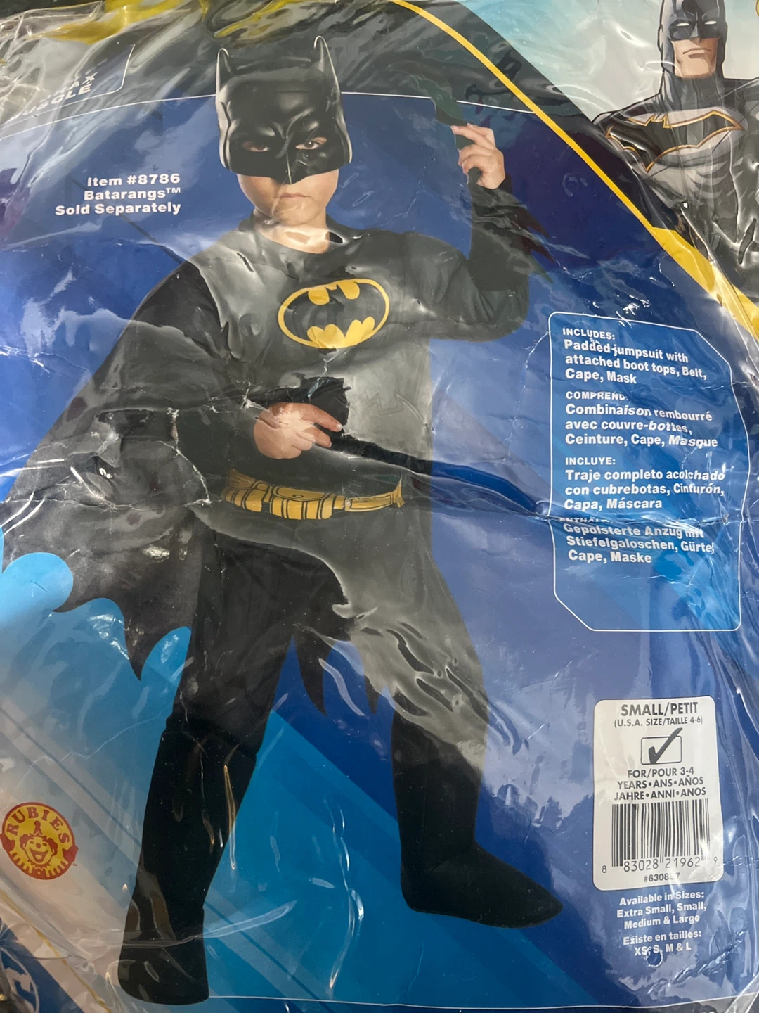 Rubie's Batman Costume Set- Halloween