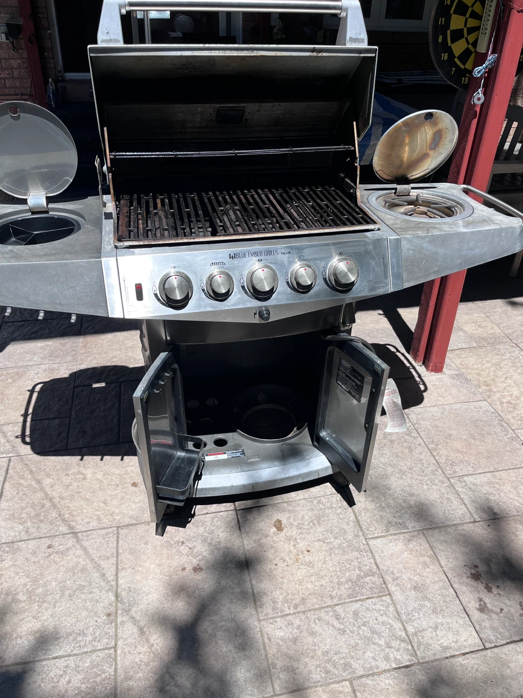 Blue Ember Grills Propane BBQ with Side Burner
