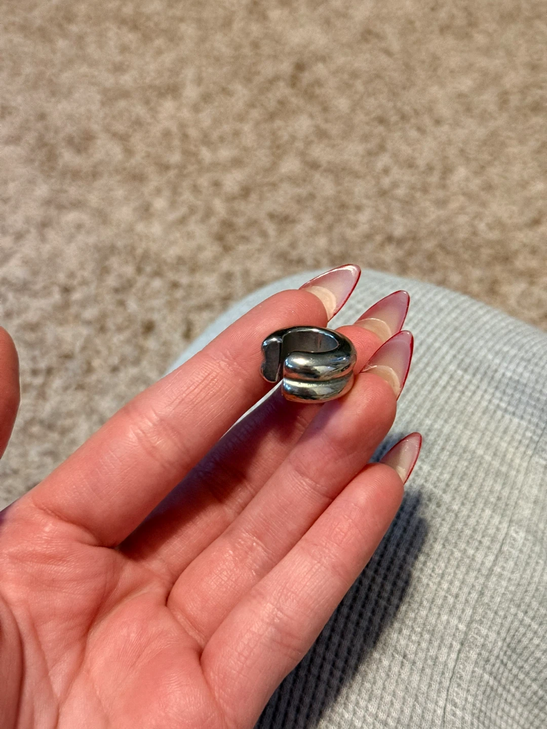 Silver Cuff earring