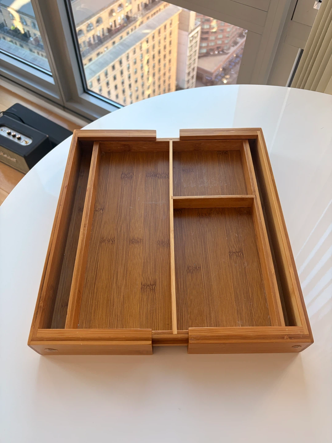 Expandable Bamboo Drawer Organizer
