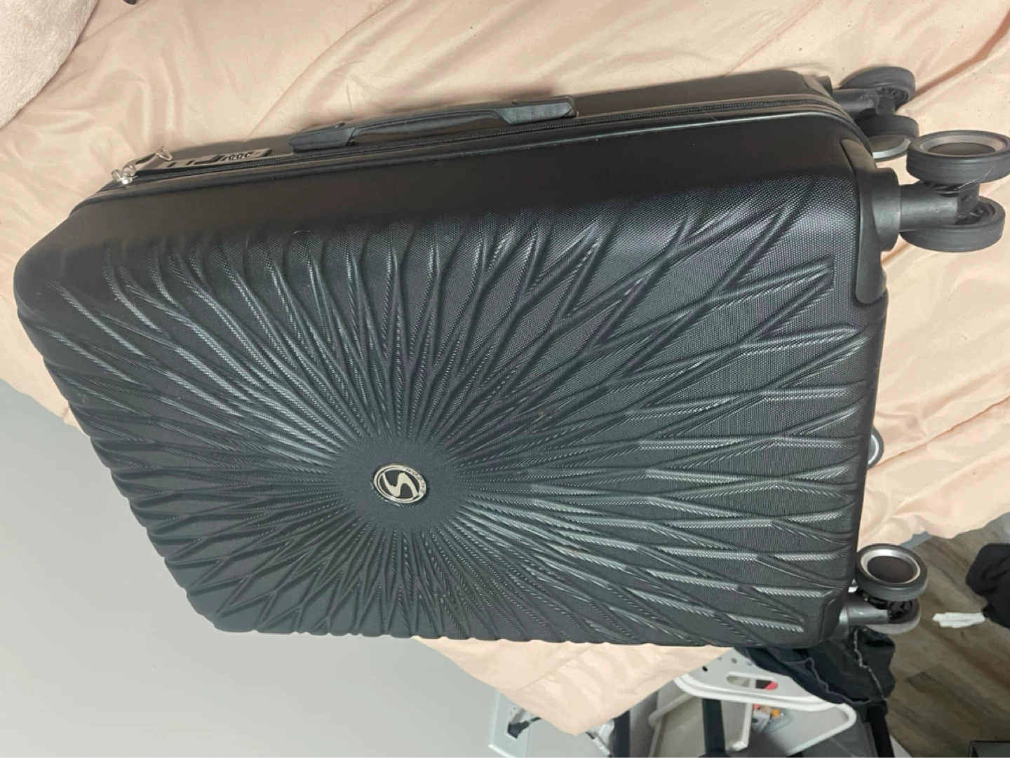 Set of 2 Luggage - Black & Purple - photo 3