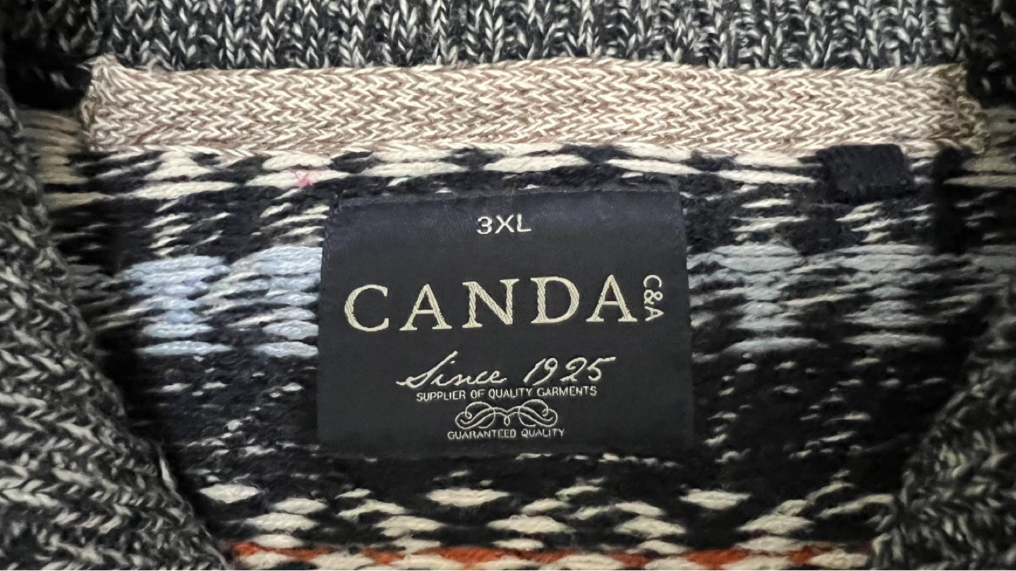 Canda 3XL Fair Isle Knit Sweater - photo 3