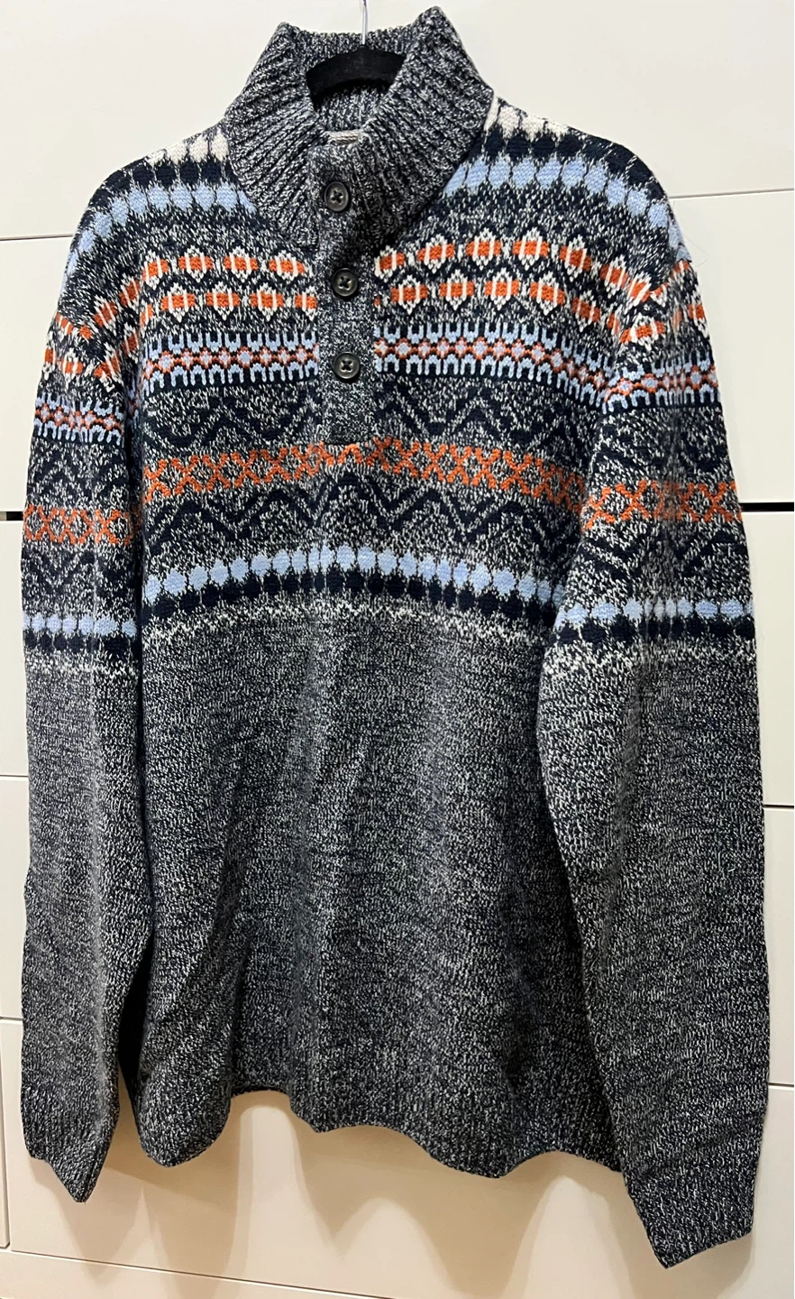 Canda 3XL Fair Isle Knit Sweater