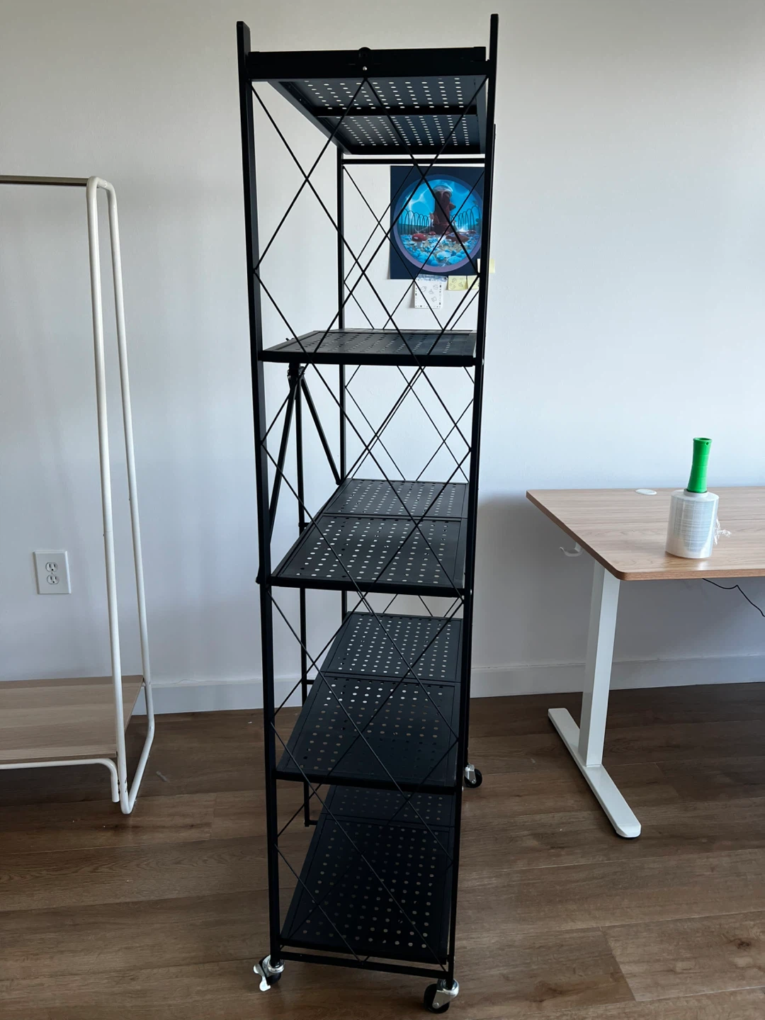 [QUICK SALE] HealSmart 5-Tier Foldable Metal Rack
