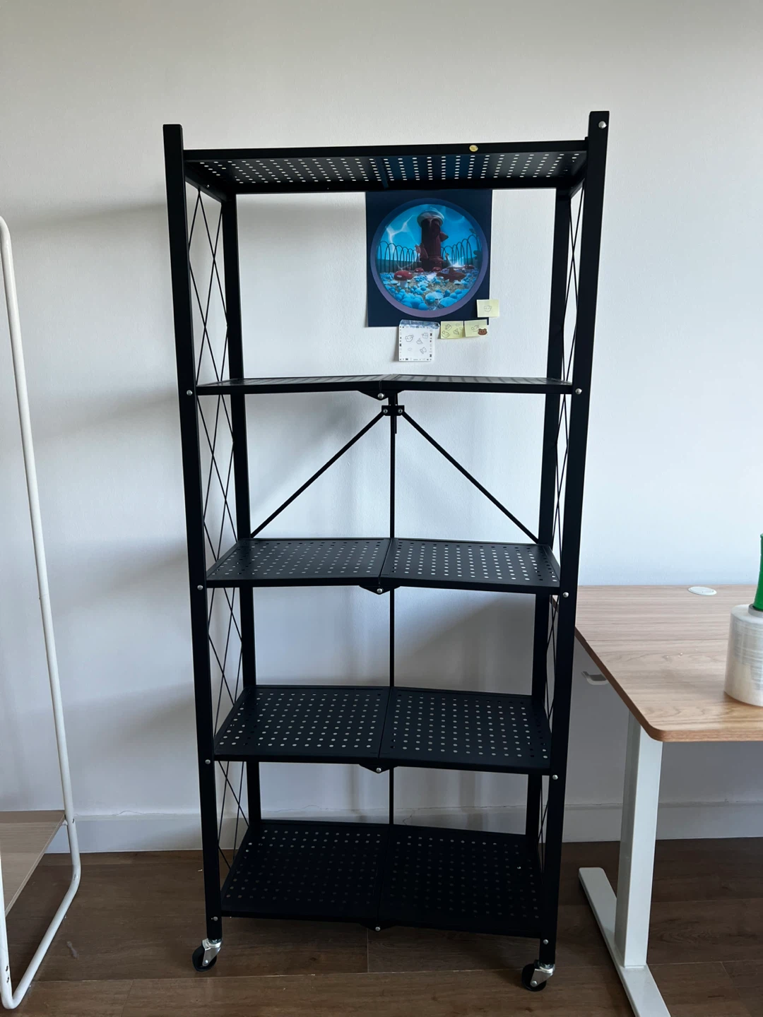[QUICK SALE] HealSmart 5-Tier Foldable Metal Rack - photo 2