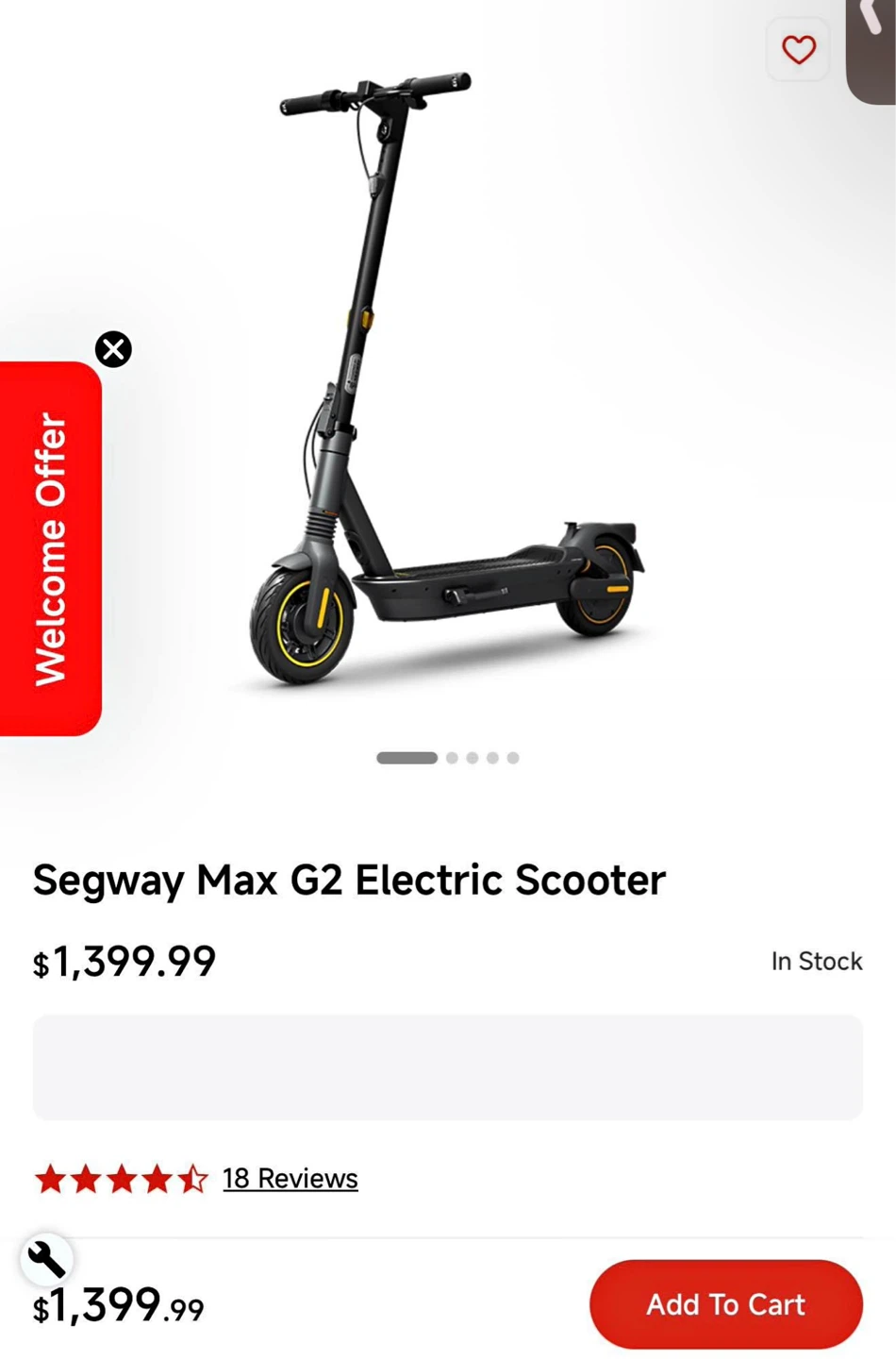 Segway Max G2 Electric Scooter - photo 2