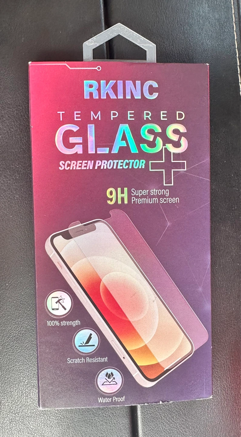 RKINC Tempered Glass Screen Protector for iPhone 15 Pro Max