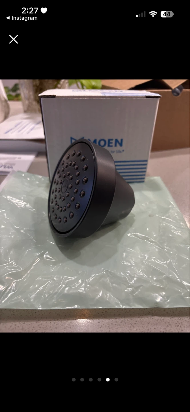 Moen Black Shower Head