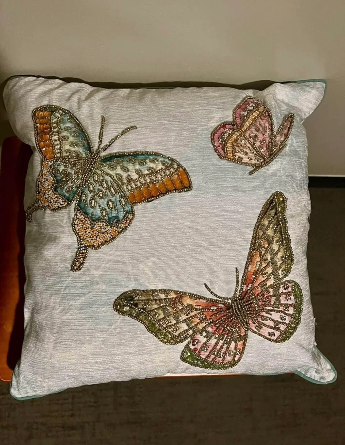 Decorative Butterfly Throw Pillow